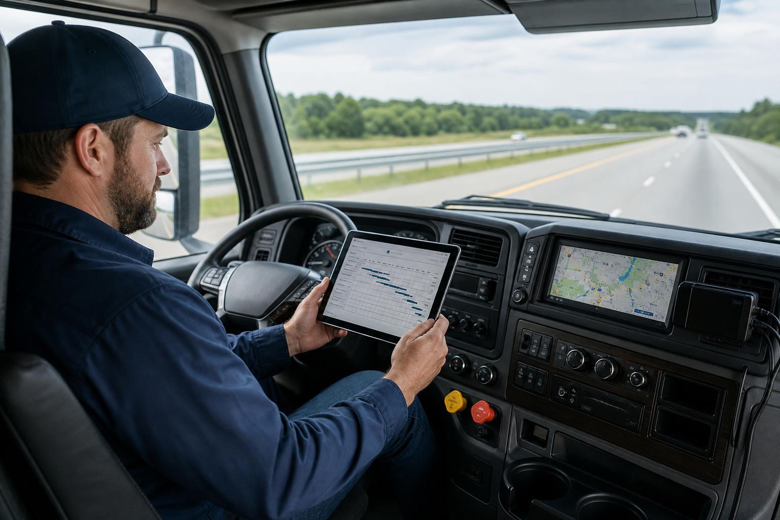 ELD and telematics — FMCSA hours of service and GPS fleet tracking